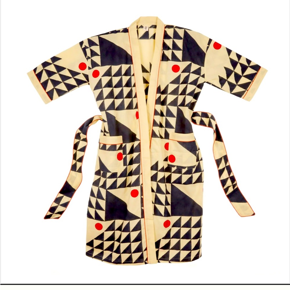 Block shop textiles Flock robe. Size XS.